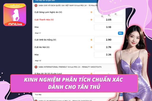Kinh nghiệm khi xem kèo dành cho tân thủ cùng MMLIVE